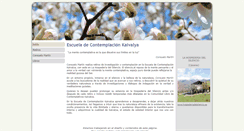 Desktop Screenshot of escuelakaivalya.com