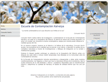 Tablet Screenshot of escuelakaivalya.com